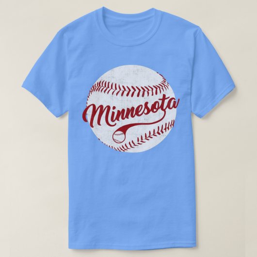 Baseball Minnesota Team Liebe Baseball National Pa T-Shirt (Design vorne)