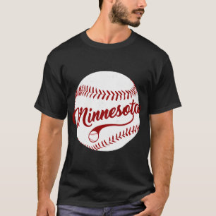 Baseball Minnesota Team Liebe Baseball National T-Shirt