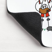 Baseball Mir Gehts Gut Mousepad (Ecke)