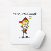 Baseball Mir Gehts Gut Mousepad (Mit Mouse)