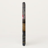 Baseball mit amerikanischer Flagge Case-Mate iPhone Hülle (Hinten/Links)