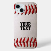 Baseball mit anpassbarem Text Case-Mate iPhone Hülle (Rückseite)