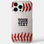 Baseball mit anpassbarem Text Case-Mate iPhone Hülle (Rückseite)