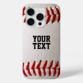 Baseball mit anpassbarem Text Case-Mate iPhone Hülle (Rückseite)