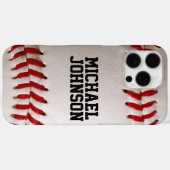 Baseball mit anpassbarem Text Case-Mate iPhone Hülle (Rückseite (Horizontal))