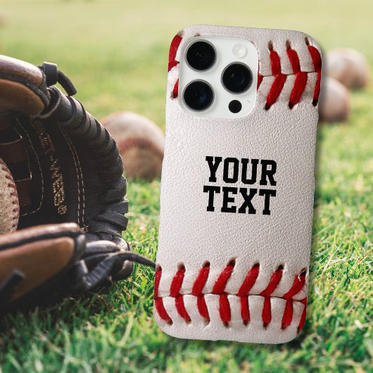 Baseball mit anpassbarem Text Case-Mate iPhone Hülle