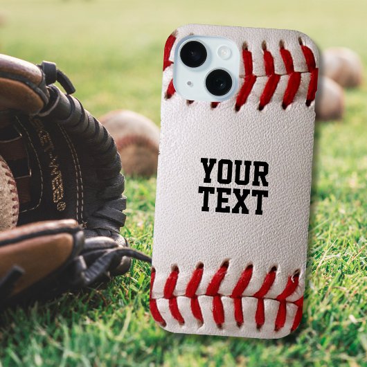 Baseball mit anpassbarem Text Case-Mate iPhone Hülle