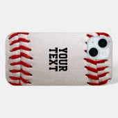Baseball mit anpassbarem Text Case-Mate iPhone Hülle (Rückseite (Horizontal))
