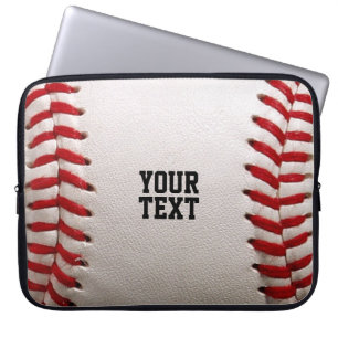 Baseball mit anpassbarem Text Laptopschutzhülle