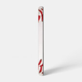 Baseball mit anpassbarem Text Samsung Galaxy Hülle (Linke Seite)