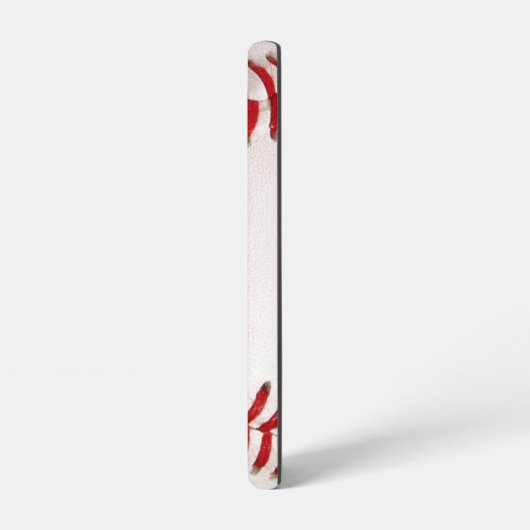 Baseball mit anpassbarem Text Samsung Galaxy Hülle (Linke Seite)