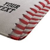 Baseball mit anpassbarem Text Schneidebrett (Ecke)