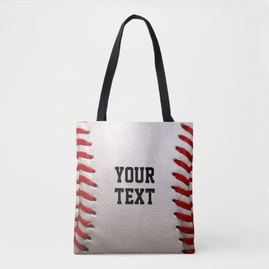 Baseball mit anpassbarem Text Tasche (Vorderseite)