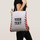 Baseball mit anpassbarem Text Tasche (Von Nahem)