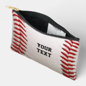 Baseball mit anpassbarem Text Zubehörtasche (Offen)
