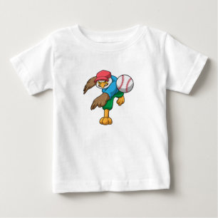 Baseball mit Baseballschläger Baby T-shirt