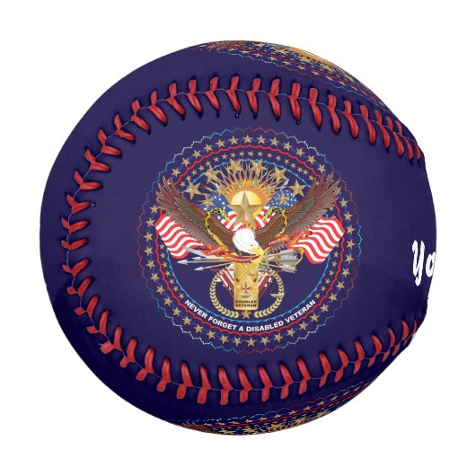 Baseball Mit Behinderung Veteran Tribute First Pit (Rückseite Rechts)