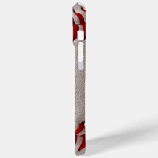 Baseball mit benutzerdefinierbarer Nummer Case-Mate iPhone Hülle (Rückseite / Links)