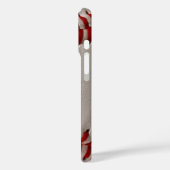 Baseball mit benutzerdefinierbarer Nummer Case-Mate iPhone Hülle (Rückseite / Links)