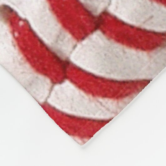 Baseball mit benutzerdefinierbarer Nummer Fleecedecke (Ecke)