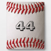 Baseball mit benutzerdefinierbarer Nummer Fotoplatte (Vorderseite)