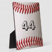 Baseball mit benutzerdefinierbarer Nummer Fotoplatte (Seite)