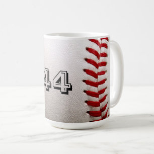 Baseball mit benutzerdefinierbarer Nummer Kaffeetasse