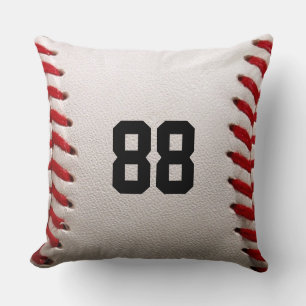 Baseball mit benutzerdefinierbarer Nummer Kissen