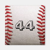 Baseball mit benutzerdefinierbarer Nummer Magnet (Vorne)