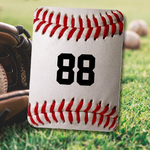 Baseball mit benutzerdefinierbarer Nummer Magnet
