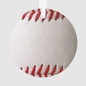 Baseball mit benutzerdefinierbarer Nummer Ornament (Rückseite)