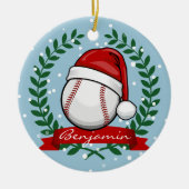 Baseball mit einer keramikornament (Vorne)