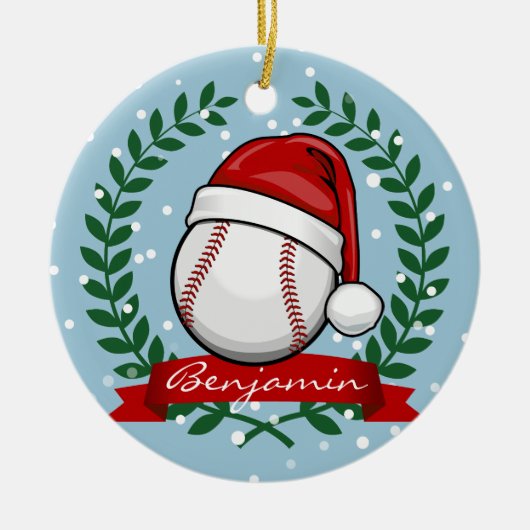 Baseball mit einer keramikornament (Vorne)