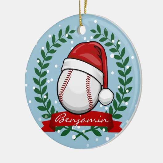 Baseball mit einer keramikornament (Links)