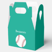 Baseball mit Individuelle Name - Emerald Geschenkschachtel (Geöffnet)