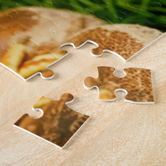 Baseball mit Mitt Puzzle (Seite)