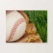 Baseball mit Mitt Puzzle (Horizontal)