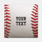 Baseball mit Personalisiertem Namen Magnet (Vorne)