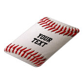 Baseball mit Personalisiertem Namen Magnet (Linke Seite)