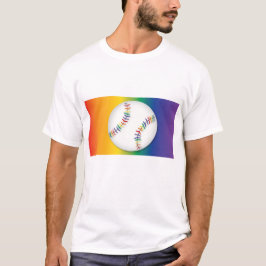 Baseball mit Rainbow Pride LGBTQ T-Shirt