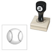 Baseball mit Stitches Gummistempel (Stempel)