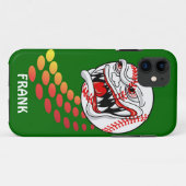 Baseball mit Zähne - Anpassbar! Case-Mate iPhone Hülle (Rückseite (Horizontal))