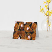 Baseball Mits Muster-Note-Karte Karte (Gelbe Blume)