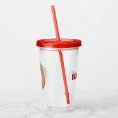 Baseball Mitt Jersey Nummer Acryltrinkbecher (Links)