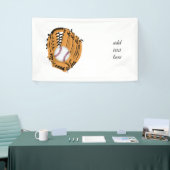 Baseball-Mitt und Ball Banner (Messeveranstaltung)