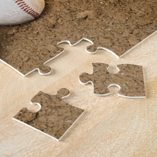 Baseball, Mitt und Bat auf Basis Puzzle (Seite)