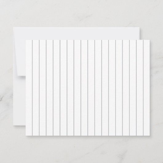 Baseball Mitteilungskarte (Rückseite)