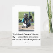 BASEBALL-MITTEILUNGSKARTEN KARTE (Rückseite)