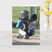 BASEBALL-MITTEILUNGSKARTEN KARTE (Gelbe Blume)