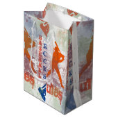 BASEBALL MITTLERE GESCHENKTÜTE (Vorderseite Schrägansicht)